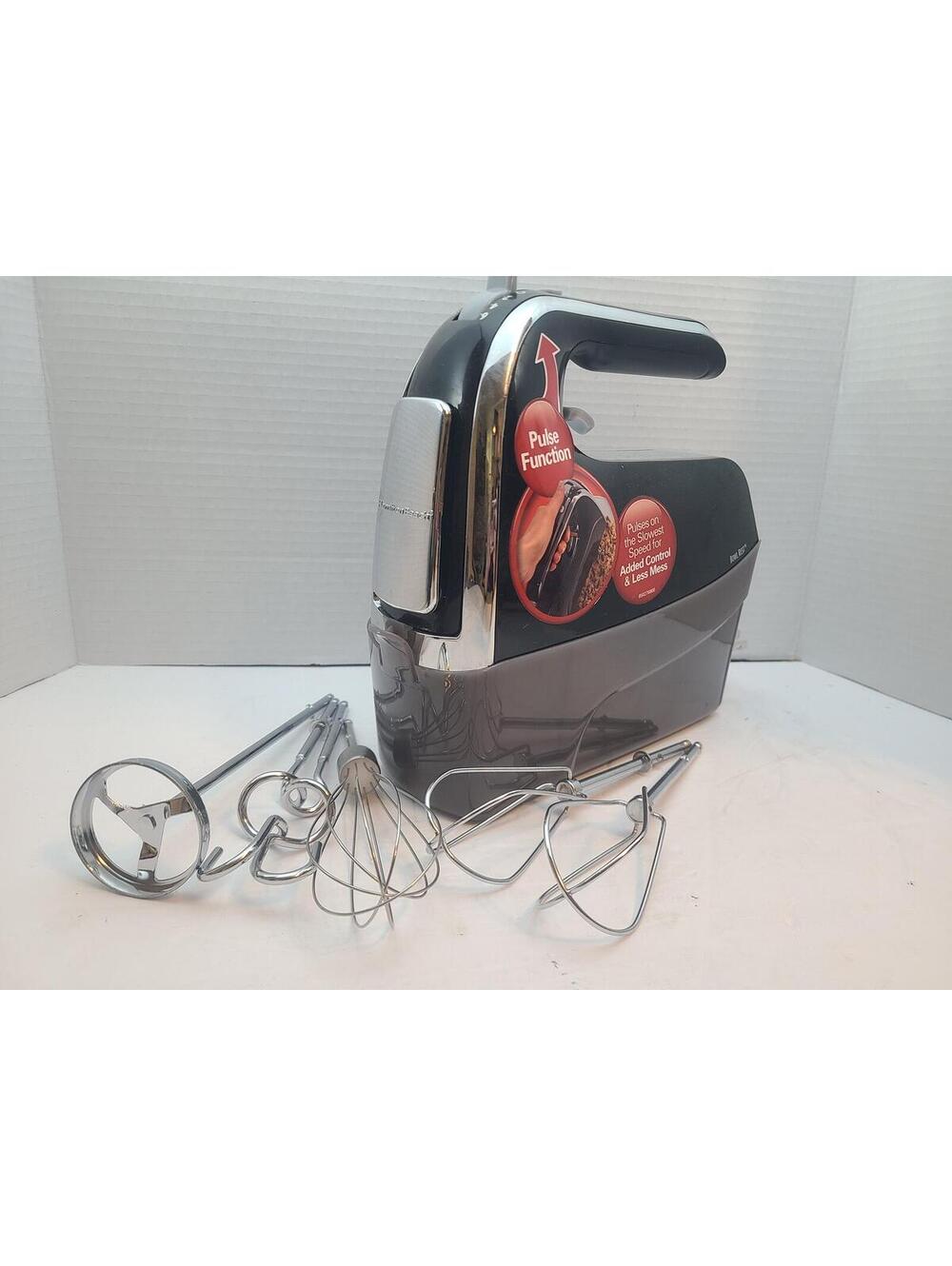 Hamilton Beach 6 Speed Hand Mixer Model 62620 w/ Attachments EUC